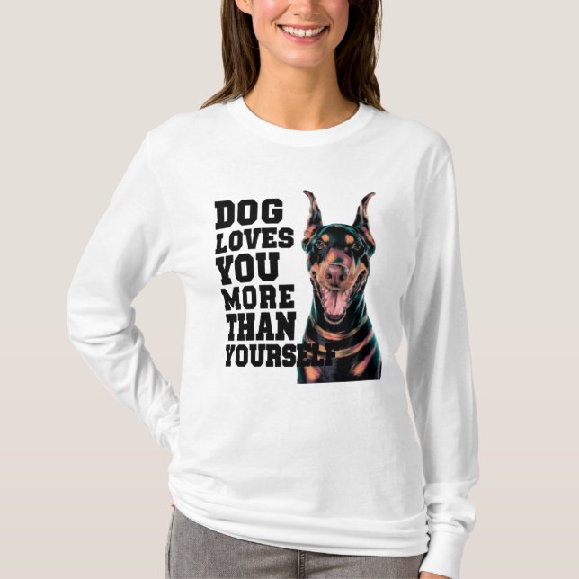 Camiseta Cachorro te ama (Frente)