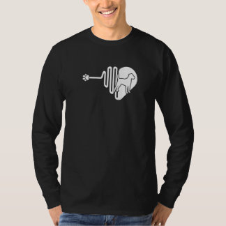 Camiseta Cachorro Terrier Brasileiro Pata Batimento Cardíac