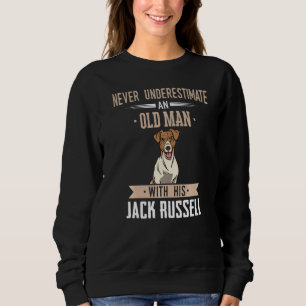 Camiseta Cachorro Terrier Jack Russell Homem Velho