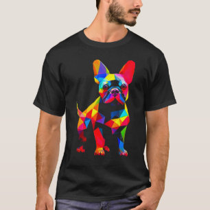 Camiseta Cachorro Touro Francês pop
