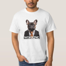 Cachorro trabalhador bulldog francês frenchie chef