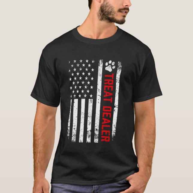 Camiseta Cachorro Trato Comerciante Funny Cachorro Propriet (Frente)