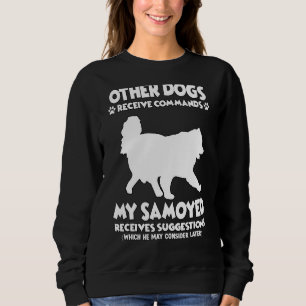 Camiseta Cachorro Treinando Motivo Samoyed Dog Proprietário