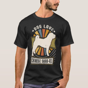 Camiseta Cachorro Trílogo Clássico do Shar Pei Chinês