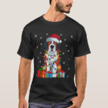 Camiseta Cachorro Ugly Xmas Luzes Santa Santo Bernard Cacho<br><div class="desc">Cachorro Ugly Xmas Luzes Santa Santo Bernard Cachorro Natal</div>