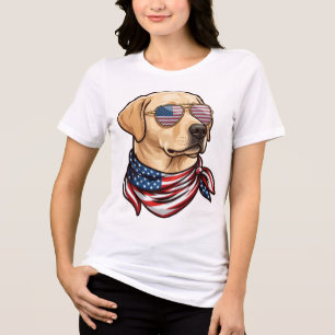 Camiseta Cachorro Usa Óculos De Sol Lenço