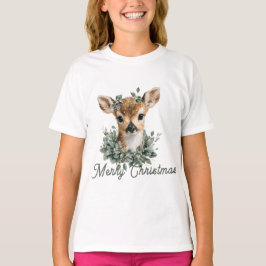 Camiseta Cachorro Velho Feliz Natal - Vassoura Aquarela