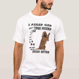 Camiseta Cachorro Vermelho Espanhol Cachorro Mãe Cotação