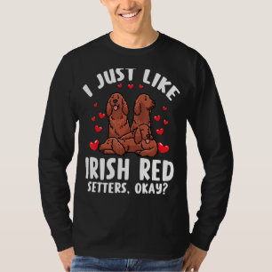 Camiseta Cachorro Vermelho Irlandês