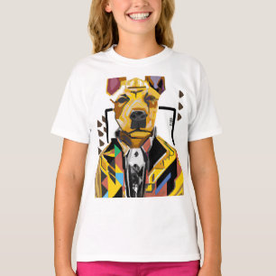 Camiseta Cachorro Vestindo um traje: Arte Digital