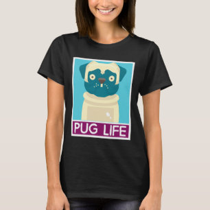 Camiseta Cachorro Vida Pug Arte Pop Gira 694