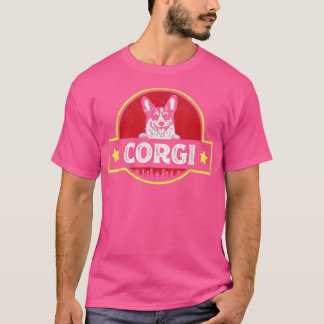 Camiseta Cachorro Vintage Corgi Família de Cachorros Corgõe