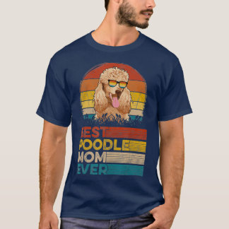 Camiseta Cachorro Vintage Melhor Poodle Mamãe Já Deu Sobrin