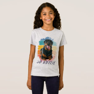 Camiseta Cachorro Vintage Rottie Rottweiler Cachorro Animal