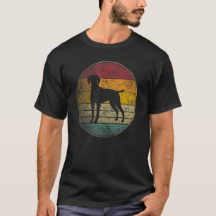 Camiseta Cachorro Vizsla Pet Vintage Distressed Estilo Retr