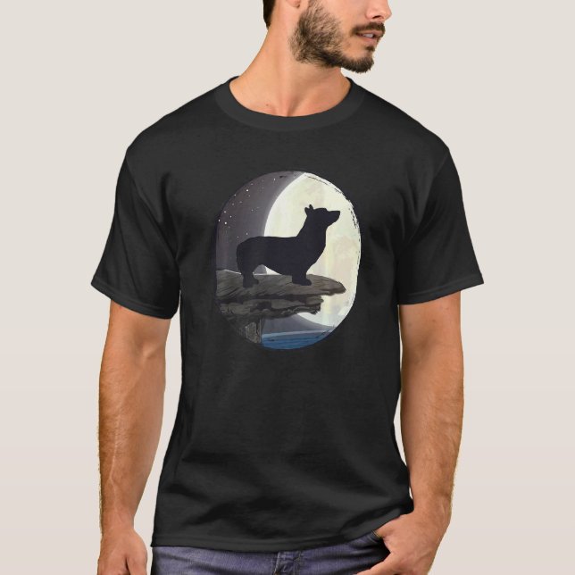 Camiseta Cachorro Welsh Corgi Retro 21 (Frente)