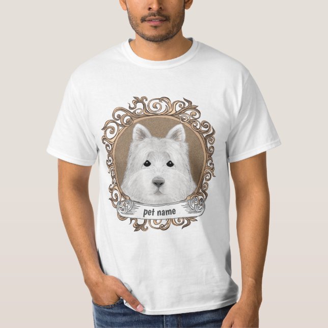 Camiseta Cachorro Westie  (Frente)