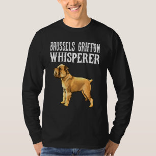 Camiseta Cachorro Whisperer em Bruxelas Griffon