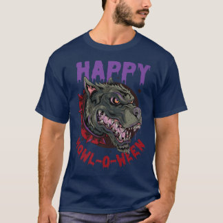 Camiseta Cachorro Zombie na Parada de Cachorro Halloween ou