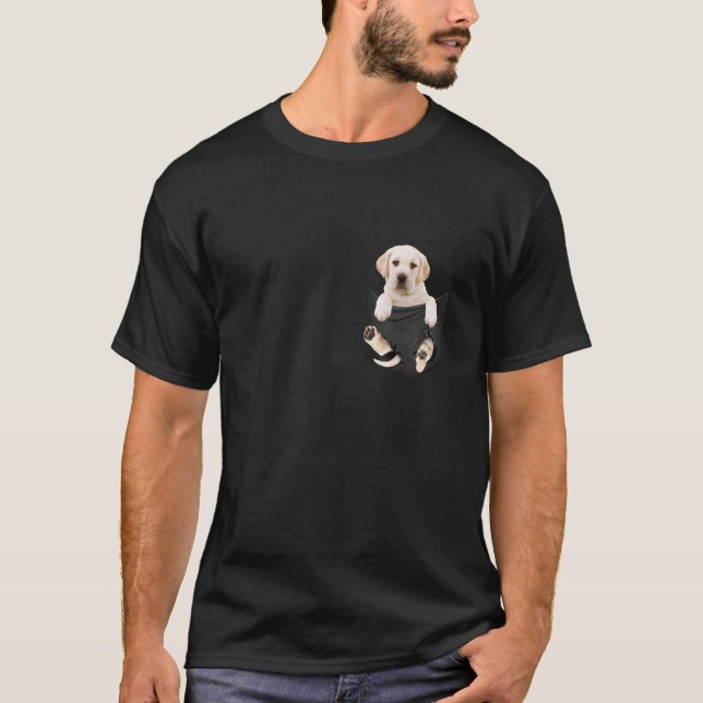 Camiseta Cachorros Alojam Presentes Laboratório Branco Em P (Frente)
