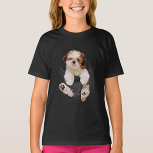 Camiseta Cachorros Alojam Presentes Shih Tzu Na Cara De Cac