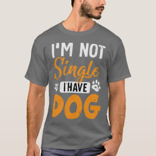 Camiseta Cachorros Amantes Eu Não Sou Solteiro De Ter Um Ca