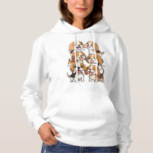 Camiseta cachorros beagle felizes