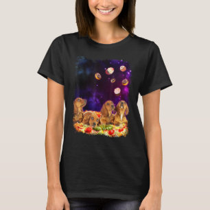 Camiseta Cachorros Caçados Basset Cachinados Em Cachorros D