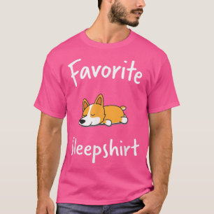 Camiseta Cachorros Cachorros Sapo Corgi Dormindo Pajama Rou