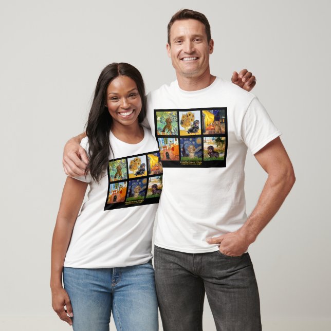 Camiseta Cachorros de Álbuns de Obras-Primas (Unissex)