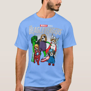 Camiseta Cachorros-de-beagle Montam Cachorro-Gafanhoto