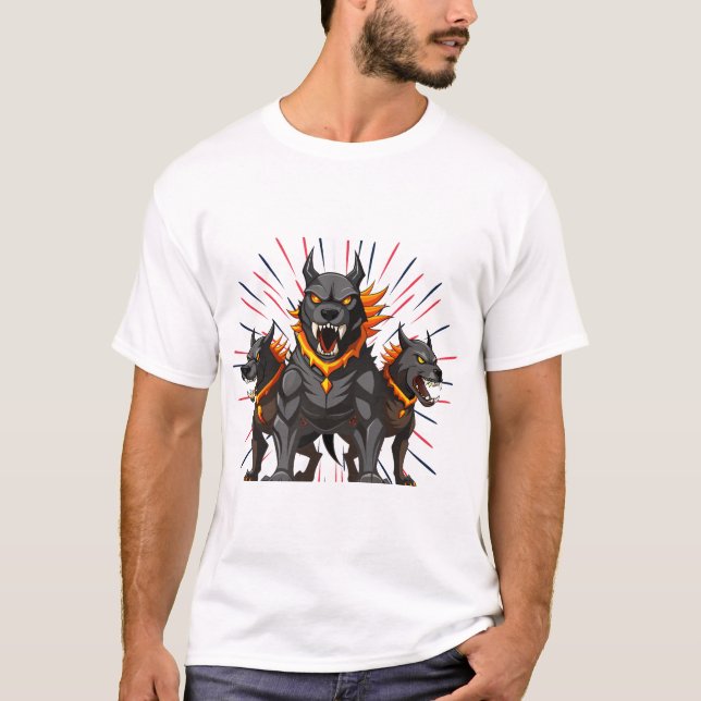 Camiseta Cachorros de Guarda ferozes - Libertem Seu Poder! (Frente)