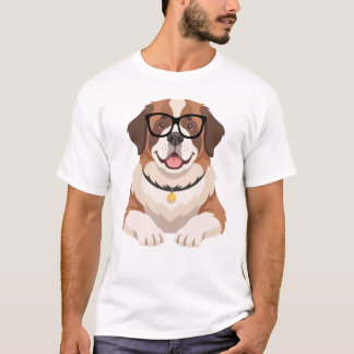 Camiseta Cachorros de Óculos