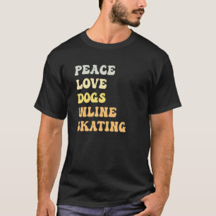 Camiseta Cachorros de Paz em Linha Retro