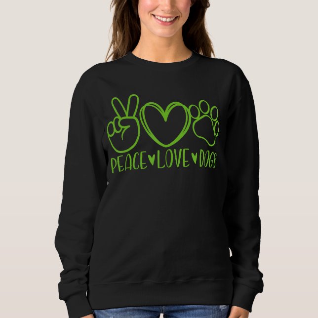 Camiseta Cachorros de Paz Mãe Cachorro Cachorro Cachorro Ca (Frente)
