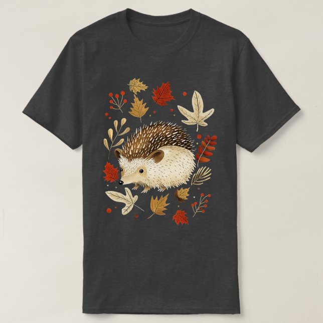 Camiseta Cachorros de Porte Cachorros Caiam Folhas (Frente do Design)