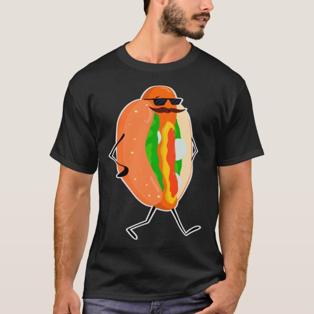 Camiseta Cachorros de sol ambulantes Comida de bigode (Frente)