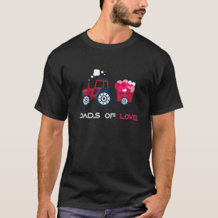 Camiseta Cachorros De Trator De Dia de os namorados De Amor