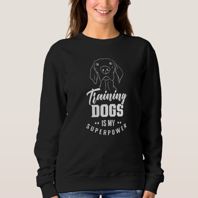 Camiseta Cachorros de Treinamento É Minha Tra de Serviços D (Frente)