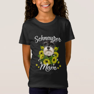 Camiseta Cachorros Mães Dia da Mãe Presente Sunflower Schna