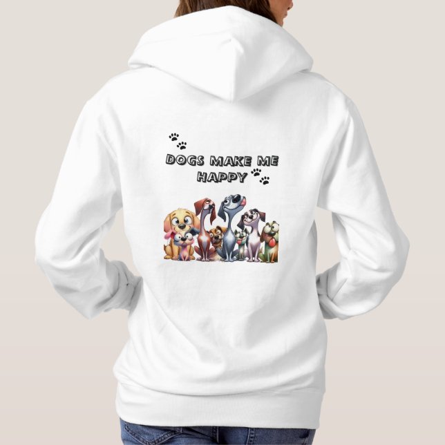 Camiseta Cachorros Me Fazem Feliz (Verso)