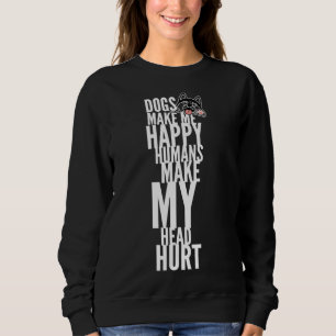 Camiseta Cachorros Me Fazem Humanos Felizes Fazem Minha Cab