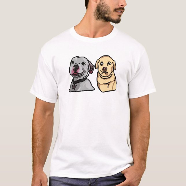 Camiseta Cachorros Memes Fofos (Frente)