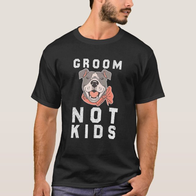 Camiseta Cachorros não crianças Cães meme 2 (Frente)