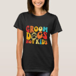 Camiseta Cachorros Não Crianças Engraçados Cachorros Engraç<br><div class="desc">Cachorros Não Crianças Engraçados Cachorros Engraçados Cachorro-Vintage</div>