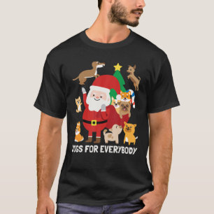Camiseta Cachorros Para Todos Engraçados Gif De Natal De In