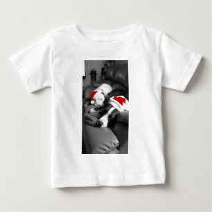 Camiseta cachorros pitbull filhotes de natal sonolentos ado