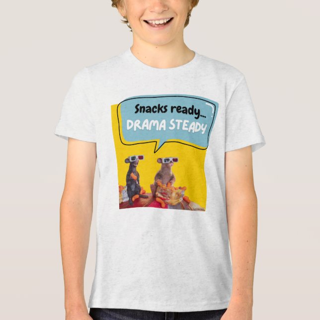 Camiseta Cachorros Prontos, Drama Firme (Frente)