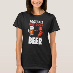 Camiseta Cachorros Quentes de Futebol & Cerveja Mulheres Ap