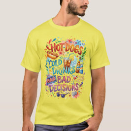 Camiseta Cachorros Quentes Más Decisões